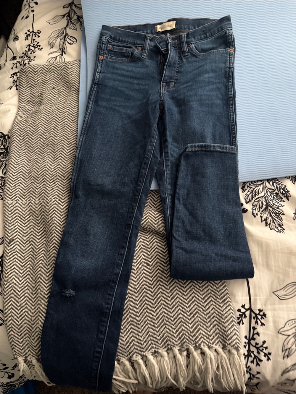 Madewell Dark Indigo Skinny Jeans